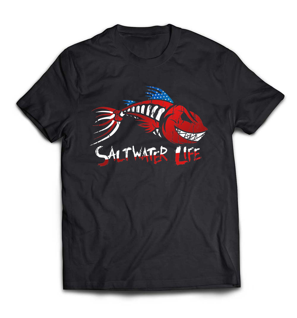 Saltwater Life T-shirt: The Perfect Apparel for Fishing Enthusiasts